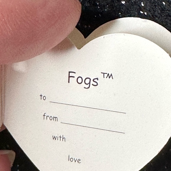 TY Classic Plush Owl Black Orange Fogs with tags 9 inches tall 2008 - Picture 5 of 6